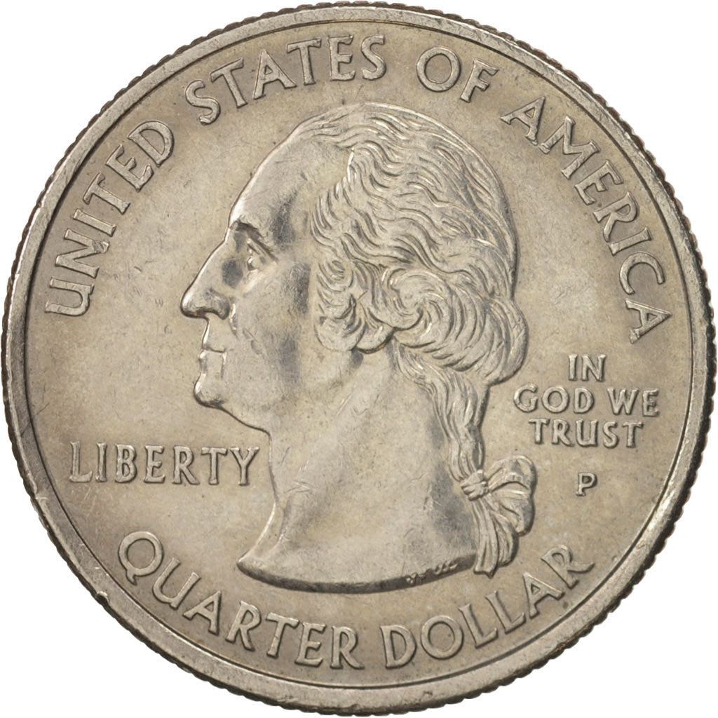 United States | 1/4 Dollar Coin | Alaska | Km:424 | 2008