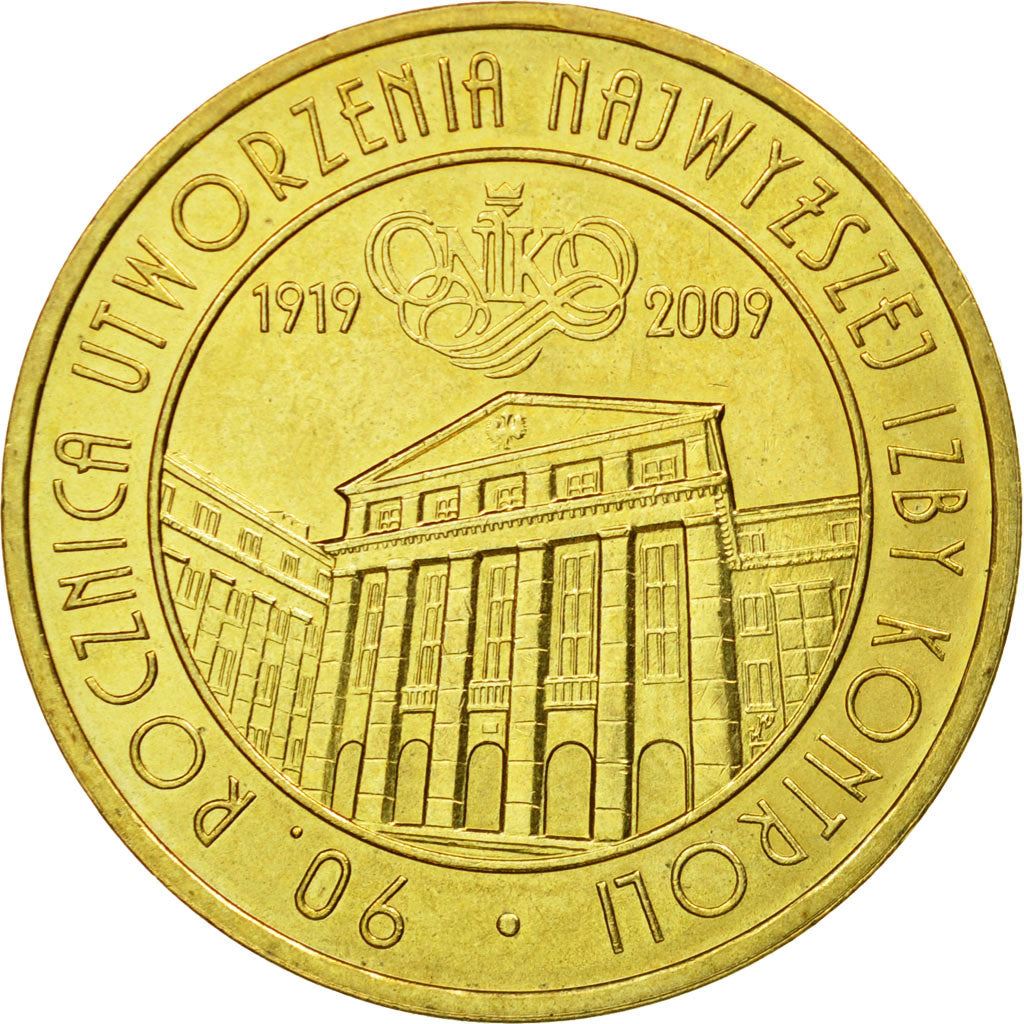 Poland | 2 Zlotys Coin | Chamber of Control | Y:673 | 2009