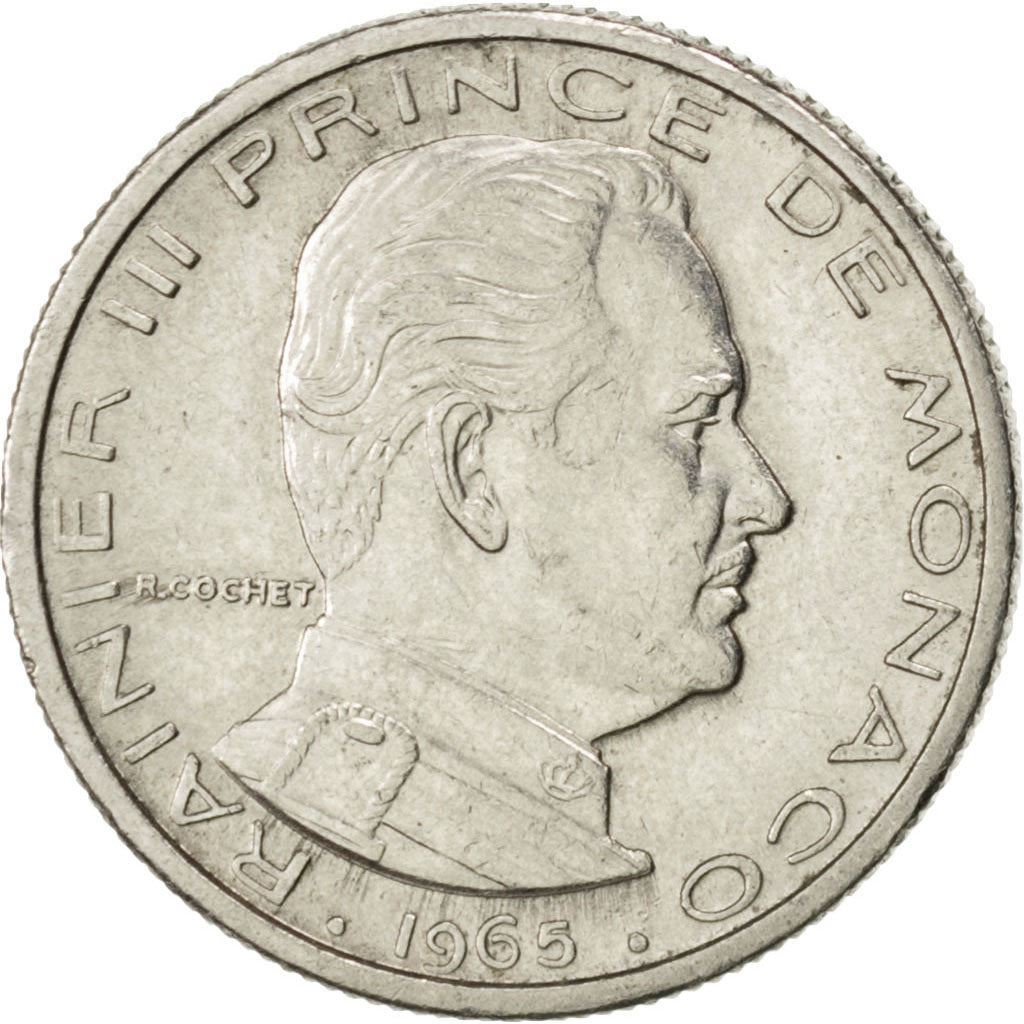 Monaco | 1/2 Franc Coin | Rainier III | Km:145 | 1965 - 1995