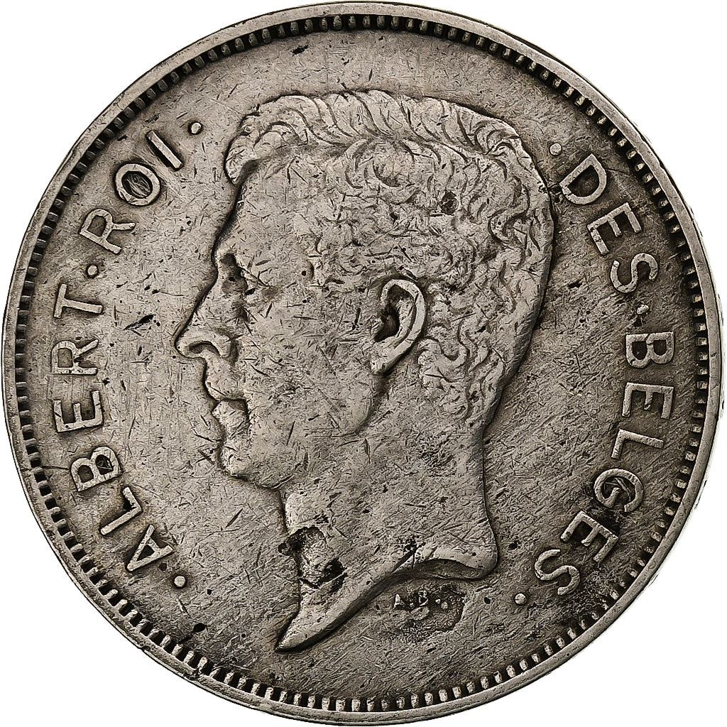 Belgium | 4 Belga / 20 Francs Coin | King Albert I | Km:101 | 1931 - 1932