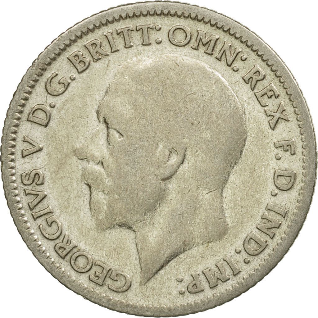 United Kingdom | 6 Pence Coin | George V | KM:832 | 1927 - 1936