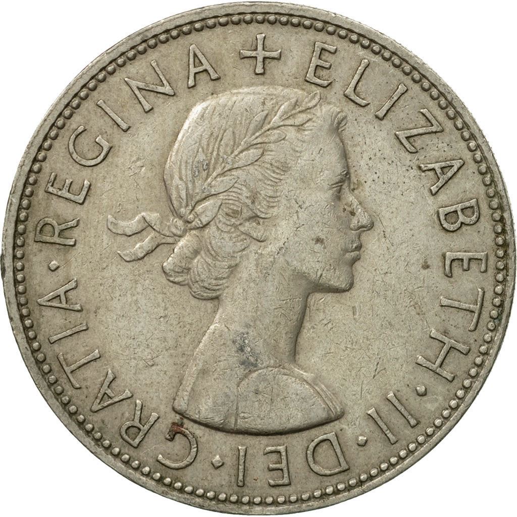 United Kingdom | 1/2 Crown Coin | Elizabeth II | Km:907 | 1954 - 1970