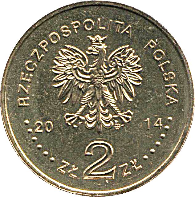 Poland | 2 Z?ote | Jan Karski Birth | Eagle | KM901 | 2014