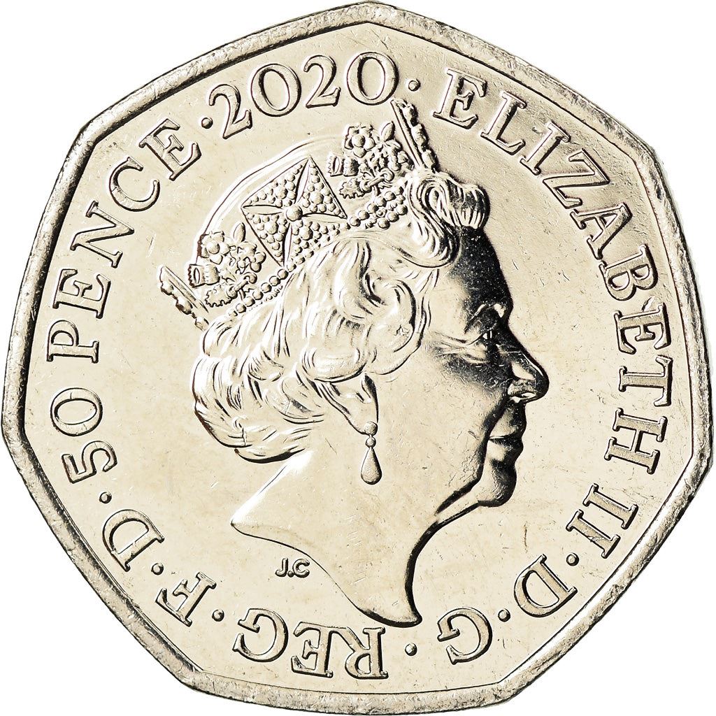 United Kingdom | 50 Pence Coin | Brexit | Km:1806 | 2020