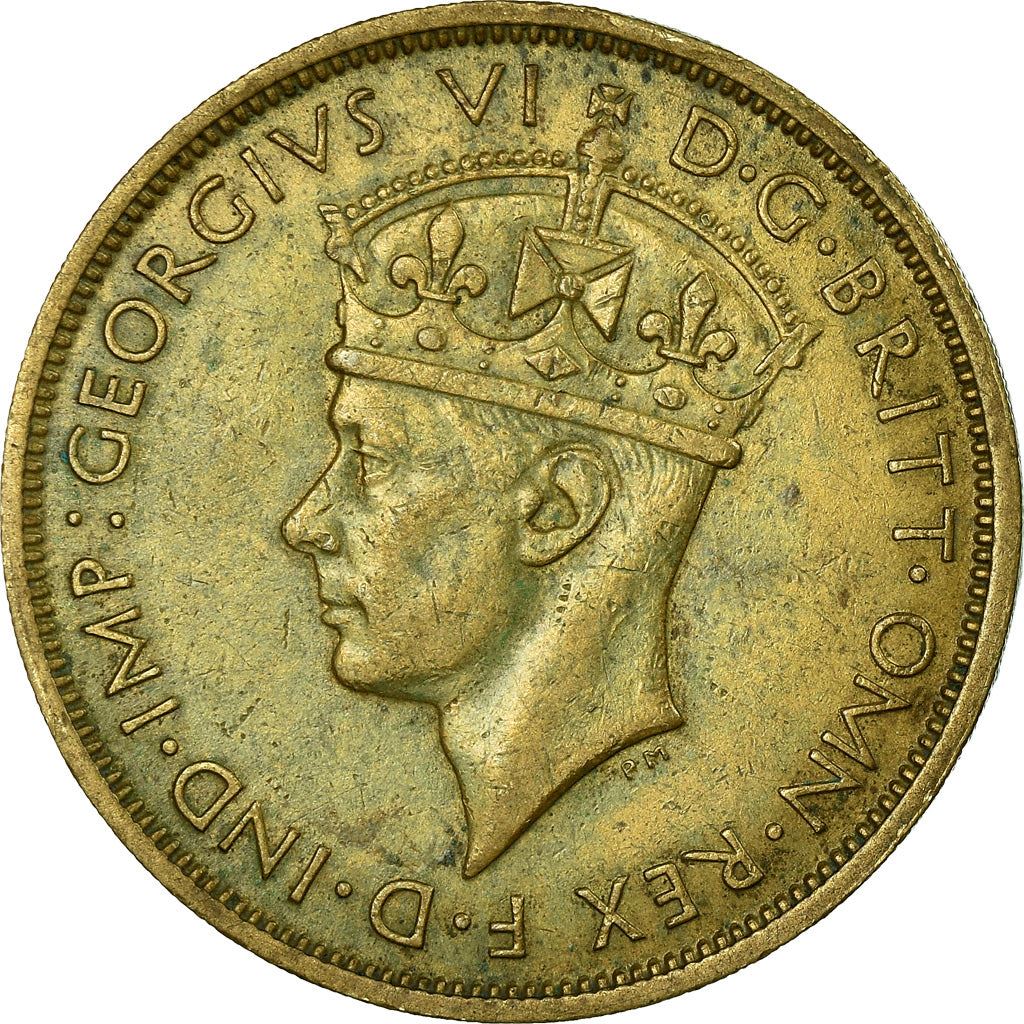 British West Africa | 2 Shillings Coin | Palm Tree | George VI | Km:24 | 1938 - 1947
