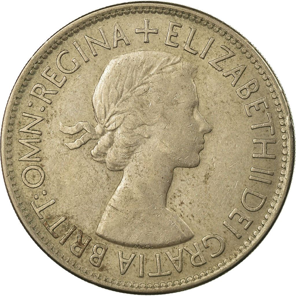 United Kingdom | 1/2 Crown Coin | Elizabeth II | Km:893 | 1953