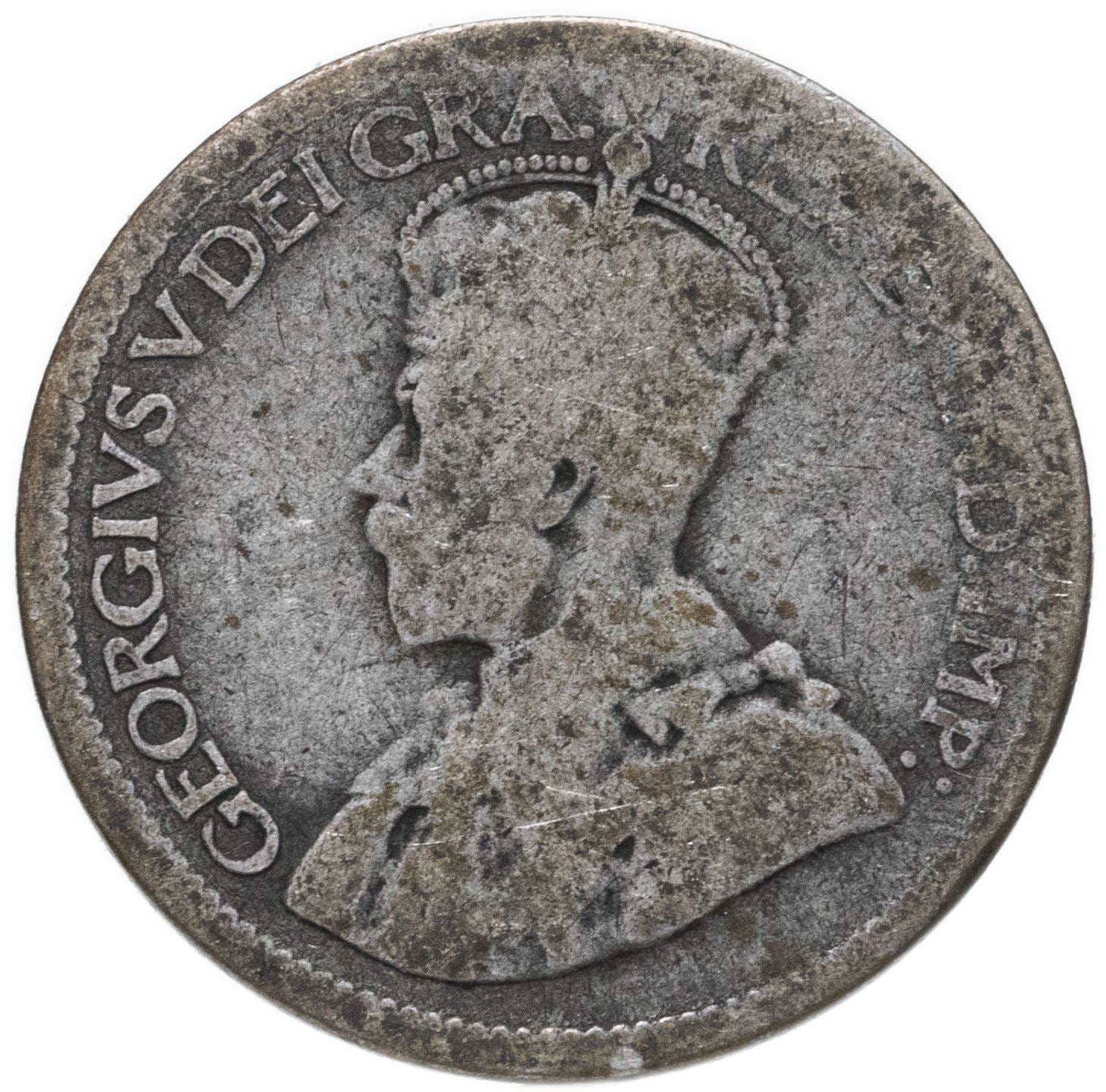 Canada 10 Cents Coin | King George V | KM23a | 1920 - 1936