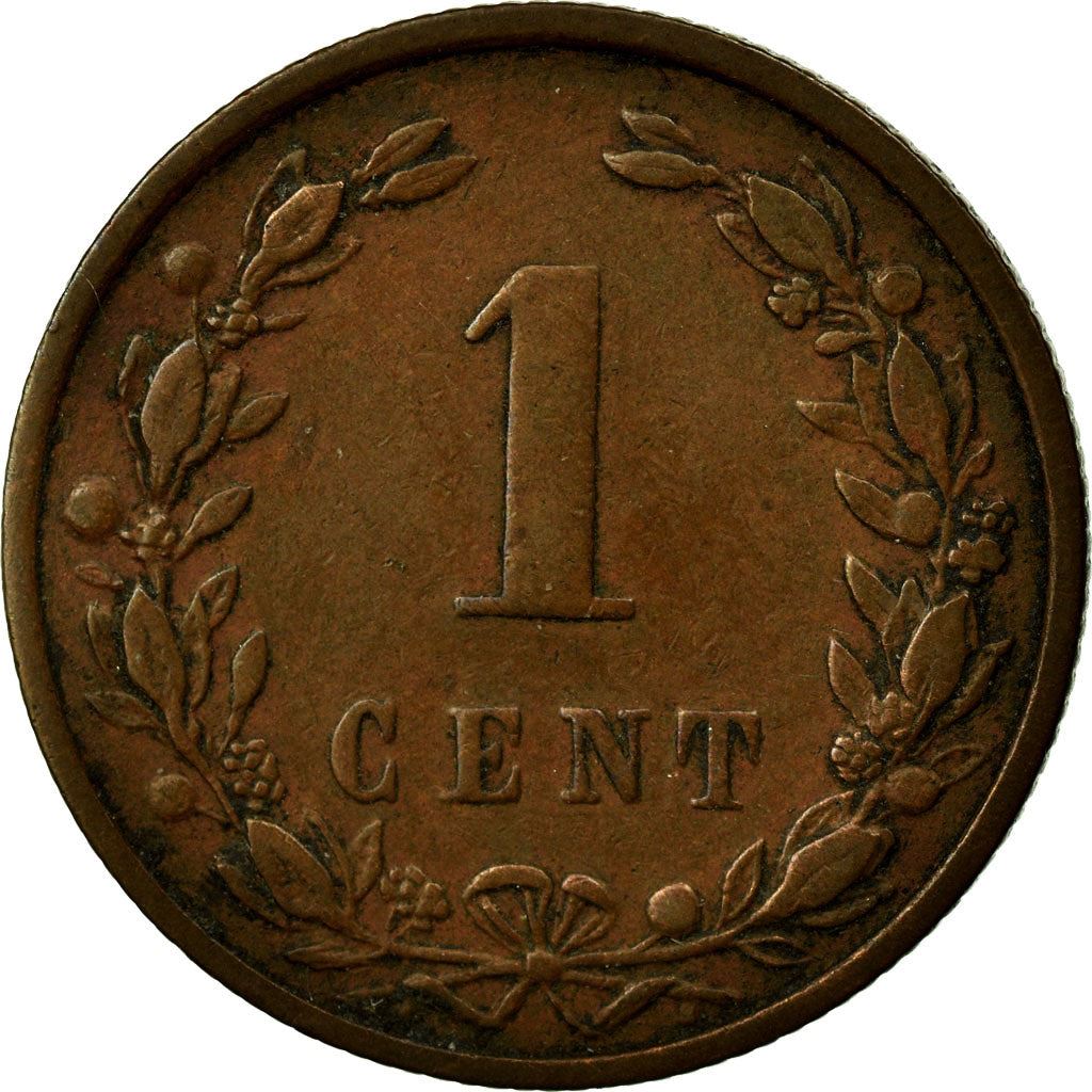 Pays-Bas | Pièce de 1 Cent | Lion | Km : 107 | 1877 - 1900
