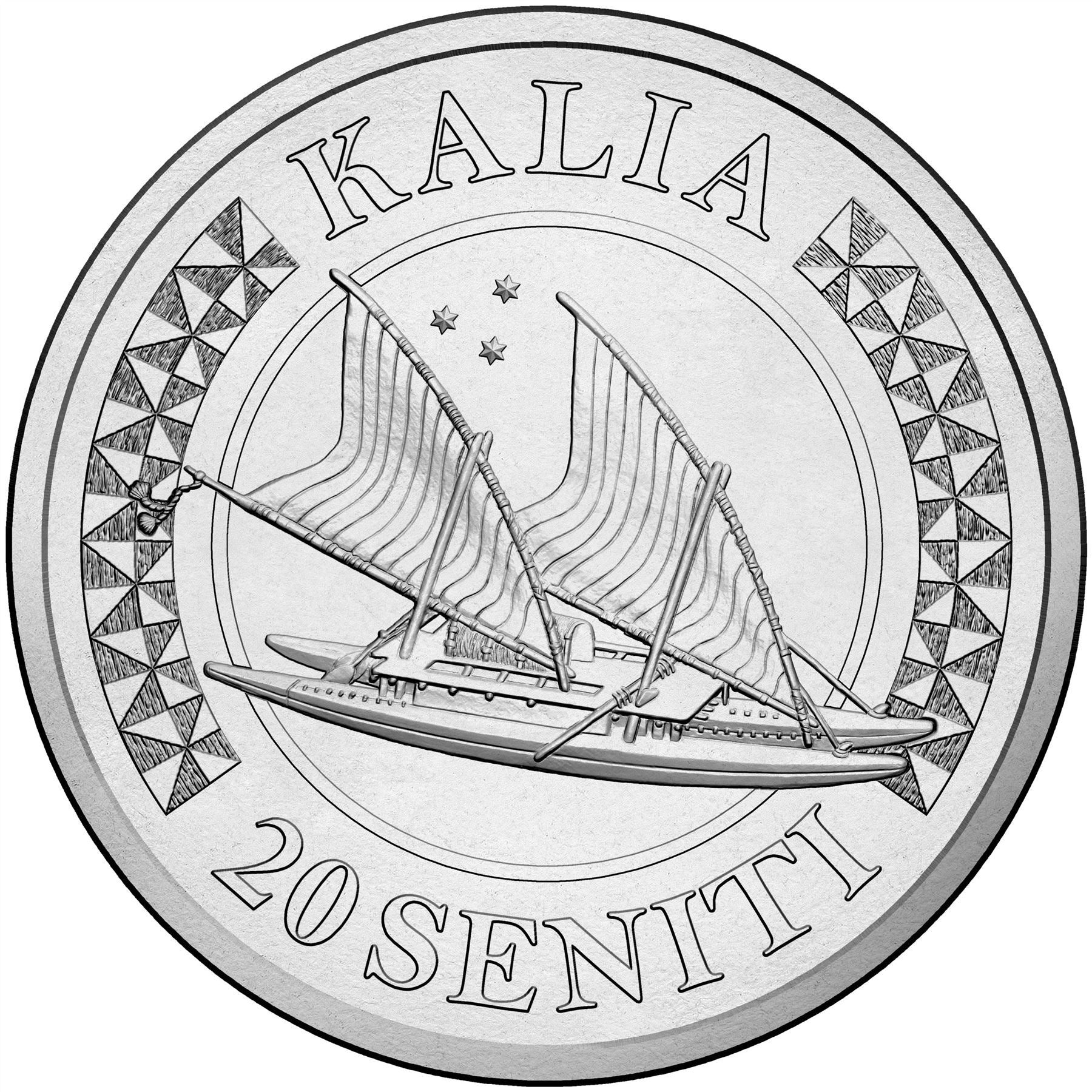 Tonga | 20 Seniti Münze | König Tupou VI | Kalia Kanu | KM:228 | 2015 - 2022