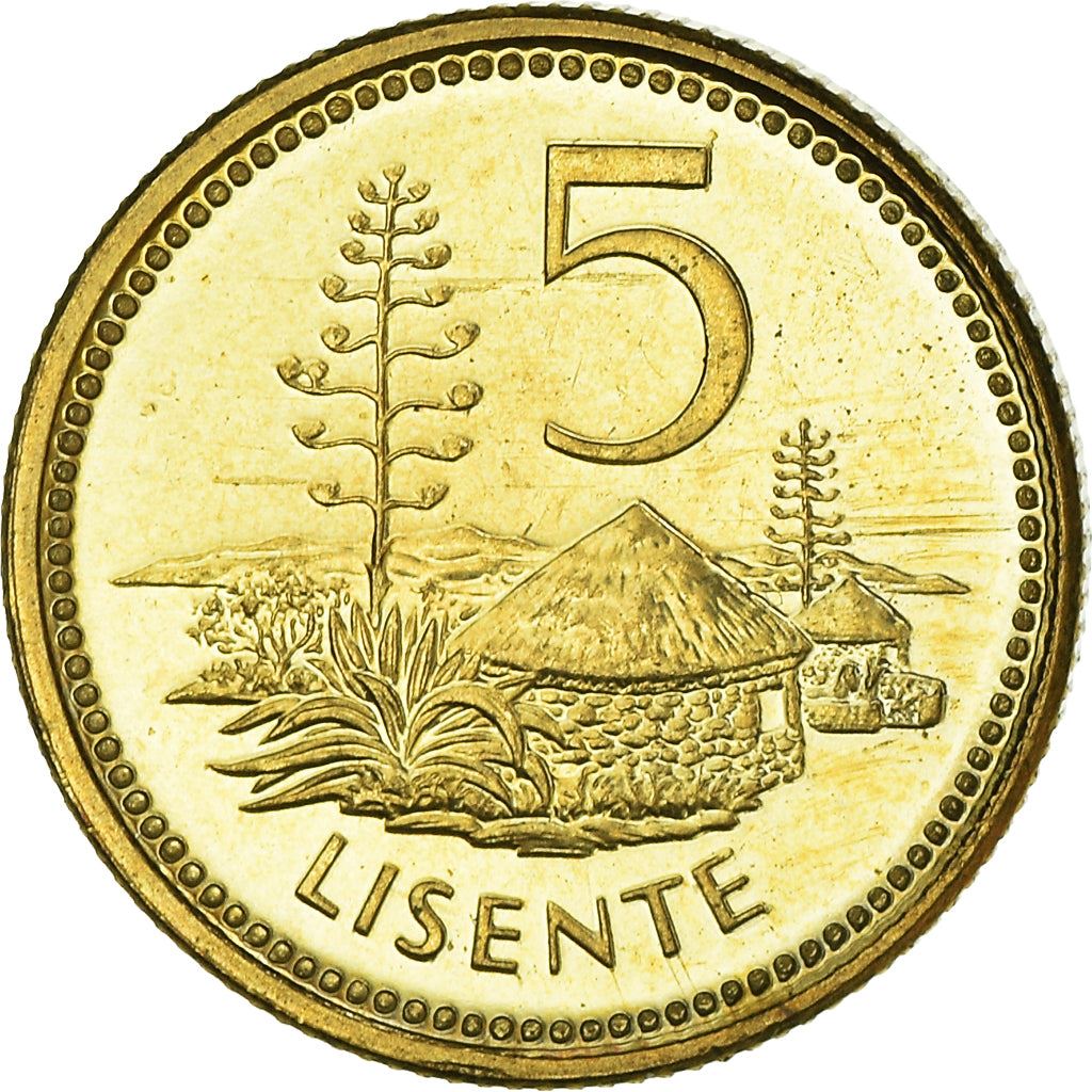Lesotho | 5 Lisente Coin | Pine tree | Km:62 | 1998 - 2006
