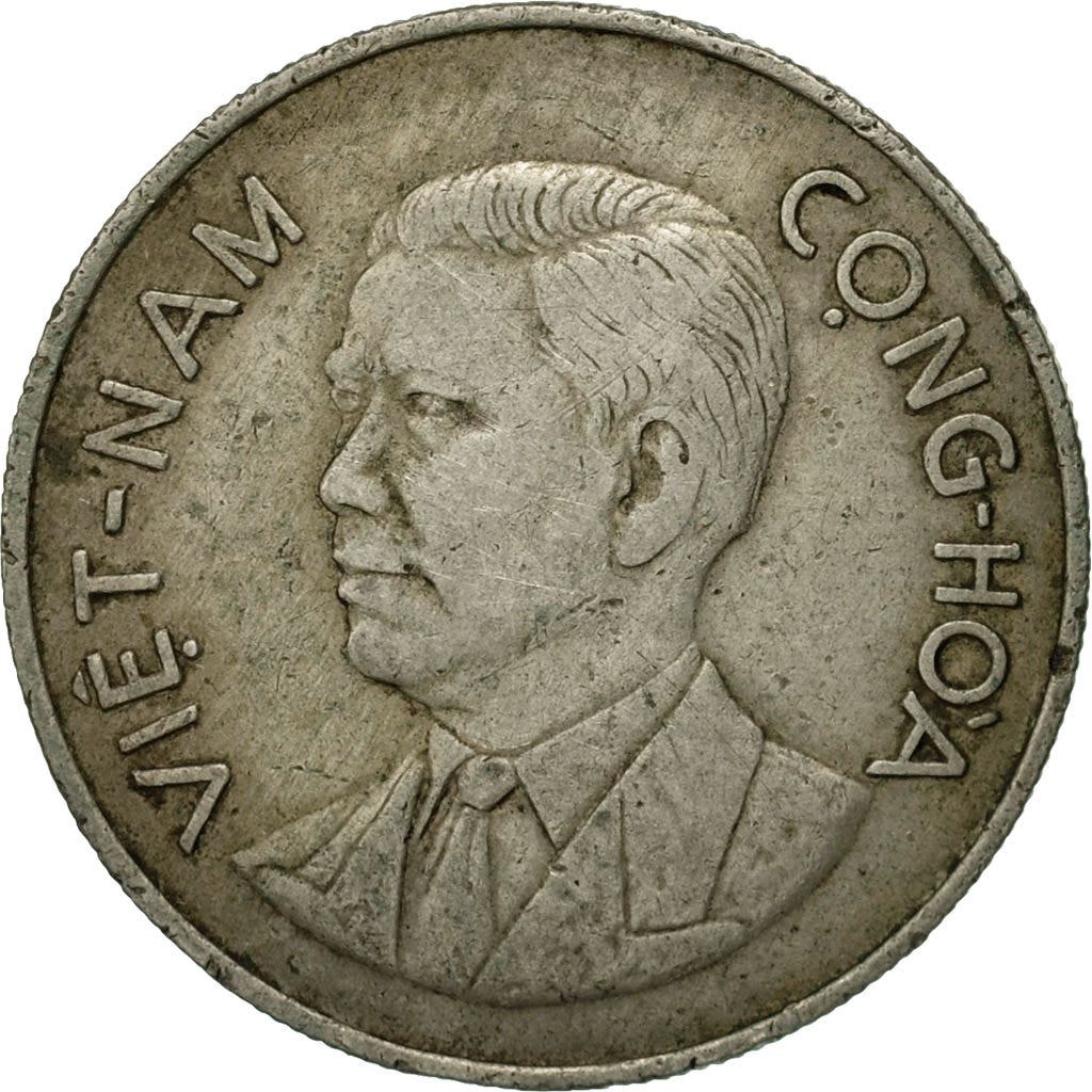 South Vietnam | 1 Dong Coin | Bamboo | Km:5 | 1960