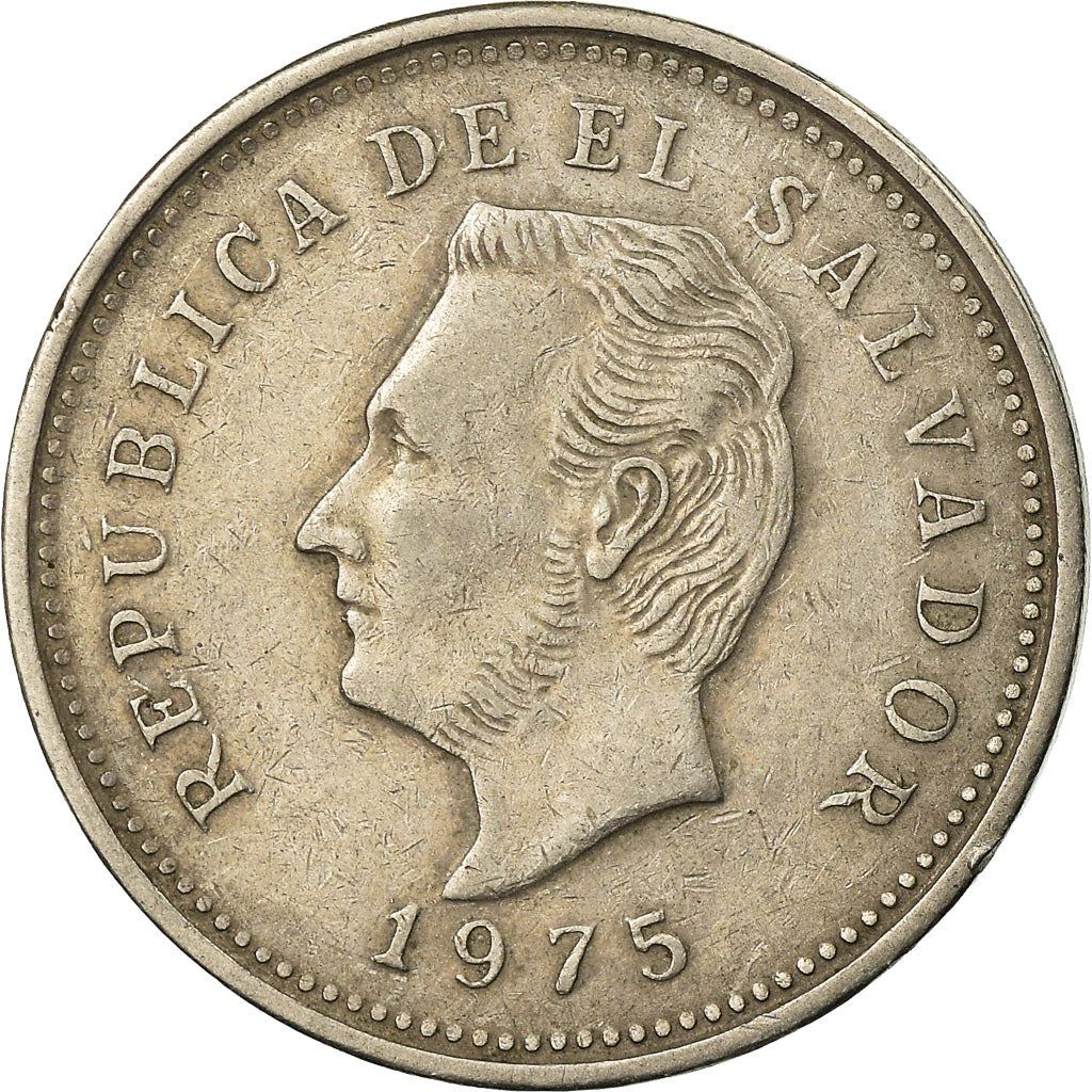 El Salvador | 5 Centavos Coin | Francisco Morazan | Km:149 | 1975 - 1986