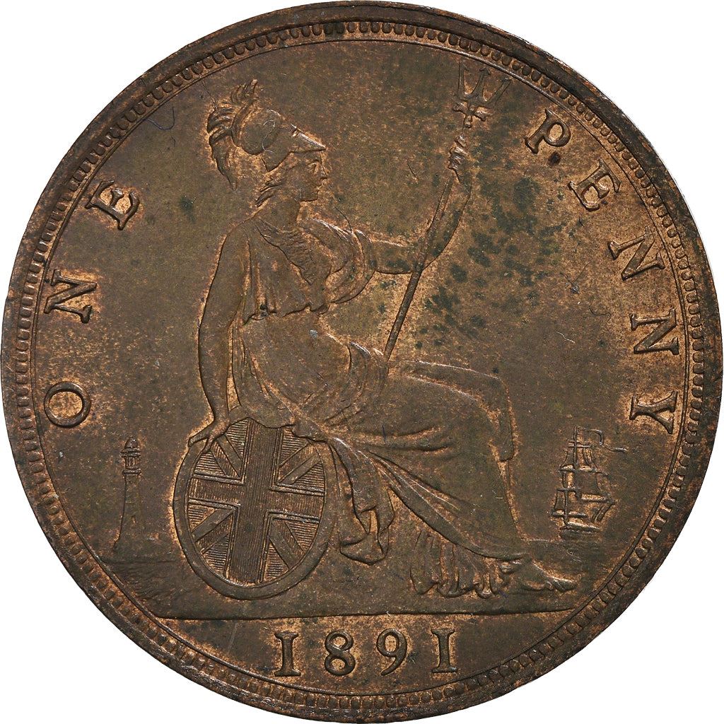 United Kingdom | 1 Penny Coin | Victoria | KM:755 | 1874 - 1894