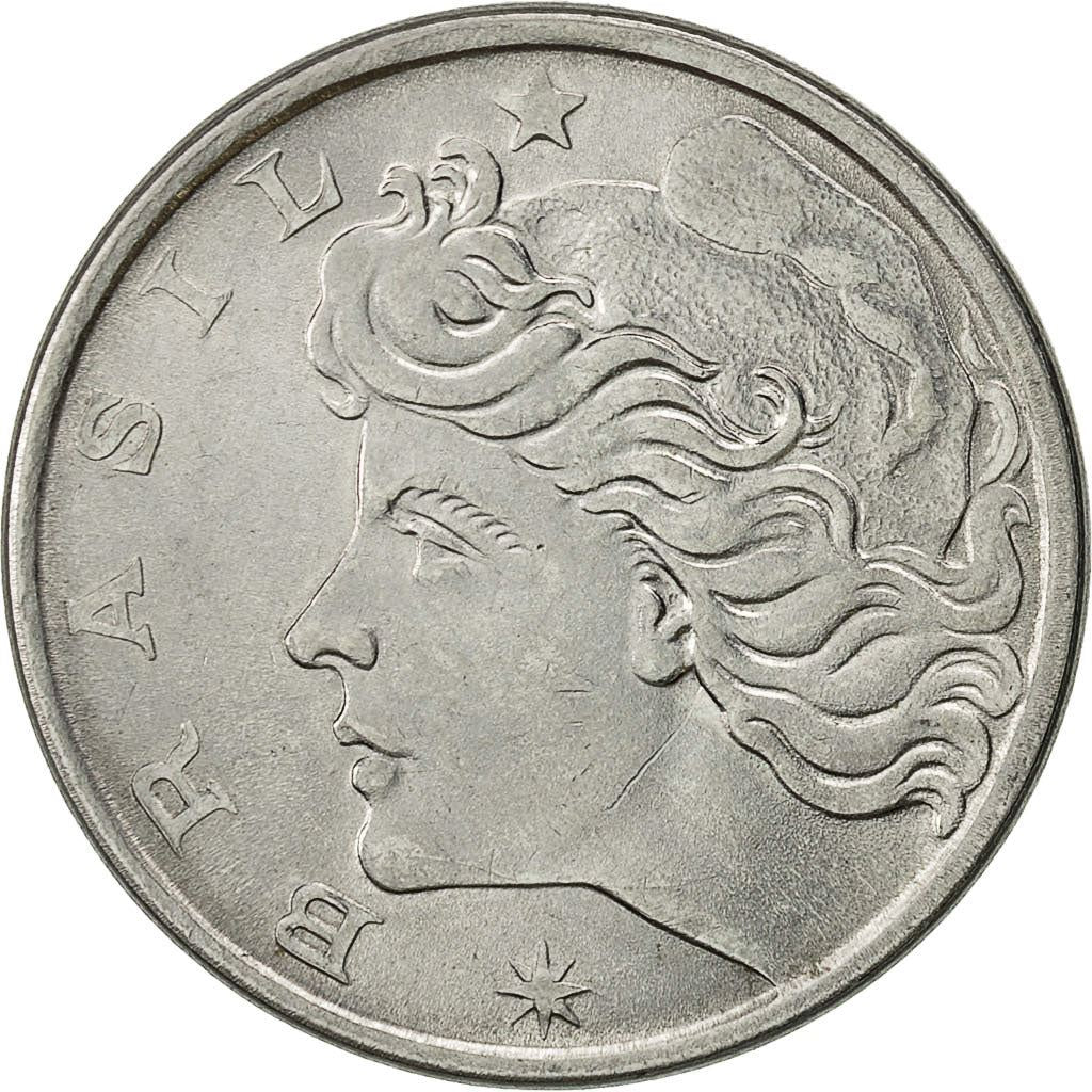 Brazil | 20 Centavos Coin | Effigy | Km:579.1A | 1975 - 1979