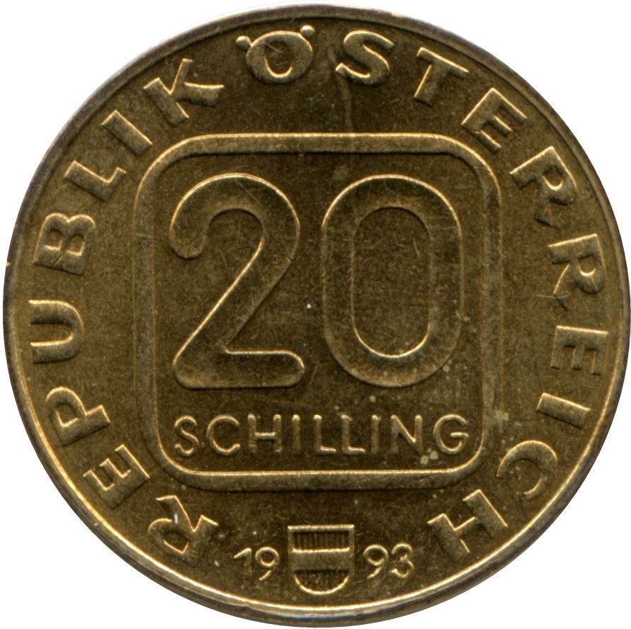 Austria | 20 Schilling Coin | Diocese Linz | Km:2970 | 1985 - 1993