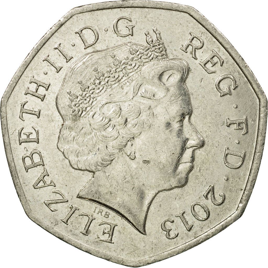 United Kingdom | 50 Pence Coin | Elizabeth II | Km:1112 | 2008 - 2015
