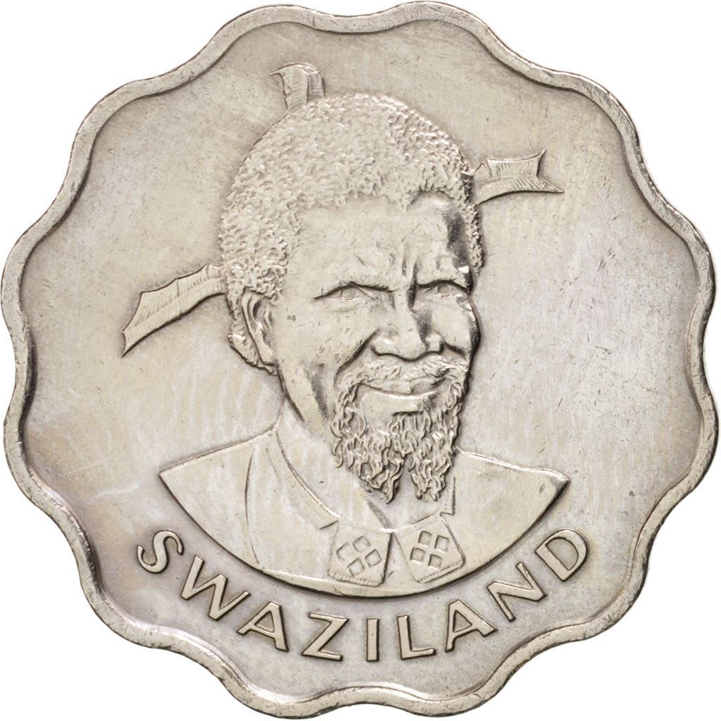 Eswatini | 20 Cents Coin | King Sobhuza II | Elephant | KM11 | 1974 - 1979