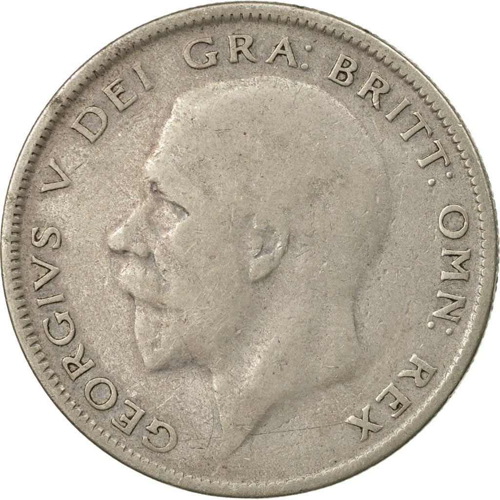 United Kingdom | 1/2 Crown Coin | George V | KM:835 | 1927 - 1936