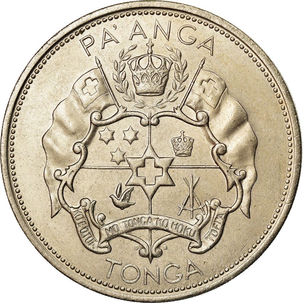 Tonga | 1 Pa'Anga Münze | König Tupou IV | Stern | KM:33 | 1968 - 1974