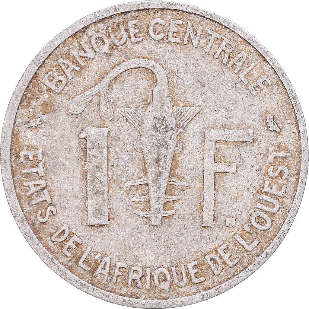 Western African States | 1 Franc Cfa Coin | Emblem of Central Bank | Gazelle | Km:3.2 | 1962 - 1963