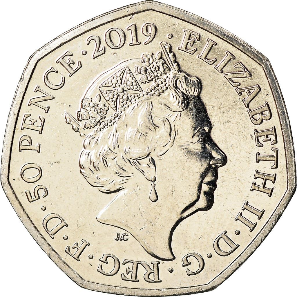 United Kingdom | 50 Pence Coin | Paddington | Km:1715 | 2019