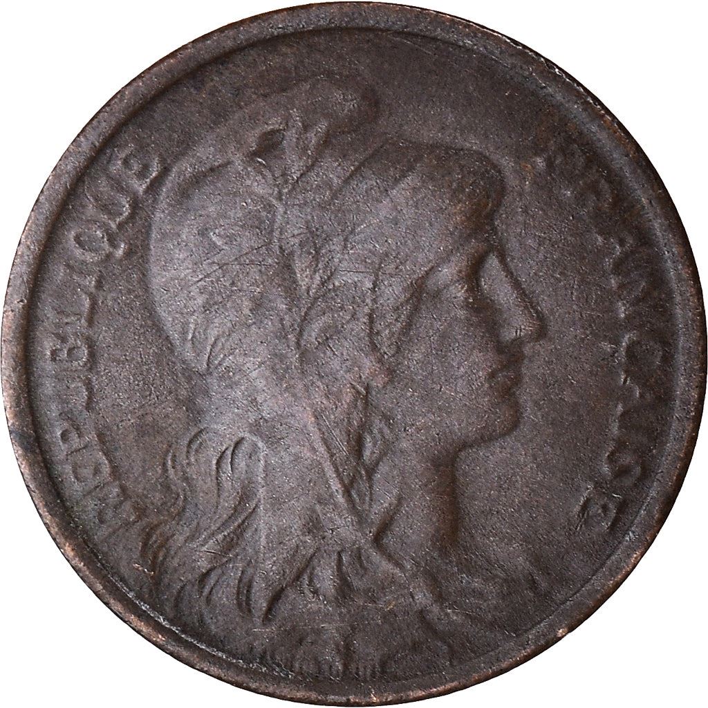 French 1 Centime Coin | Third Republic | KM840 | France | 1898 - 1920