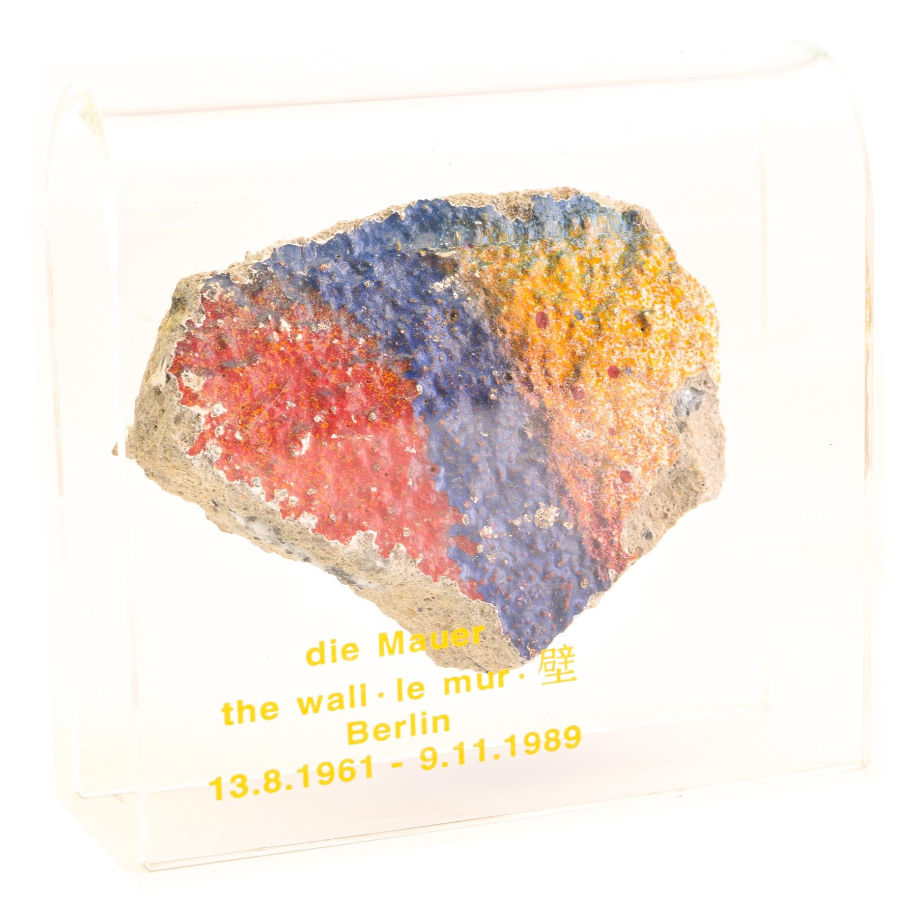 Pieces of Berlin Wall | Historical German Symbol | Concrete Fragments with Graffiti Art | 1961 - 1989