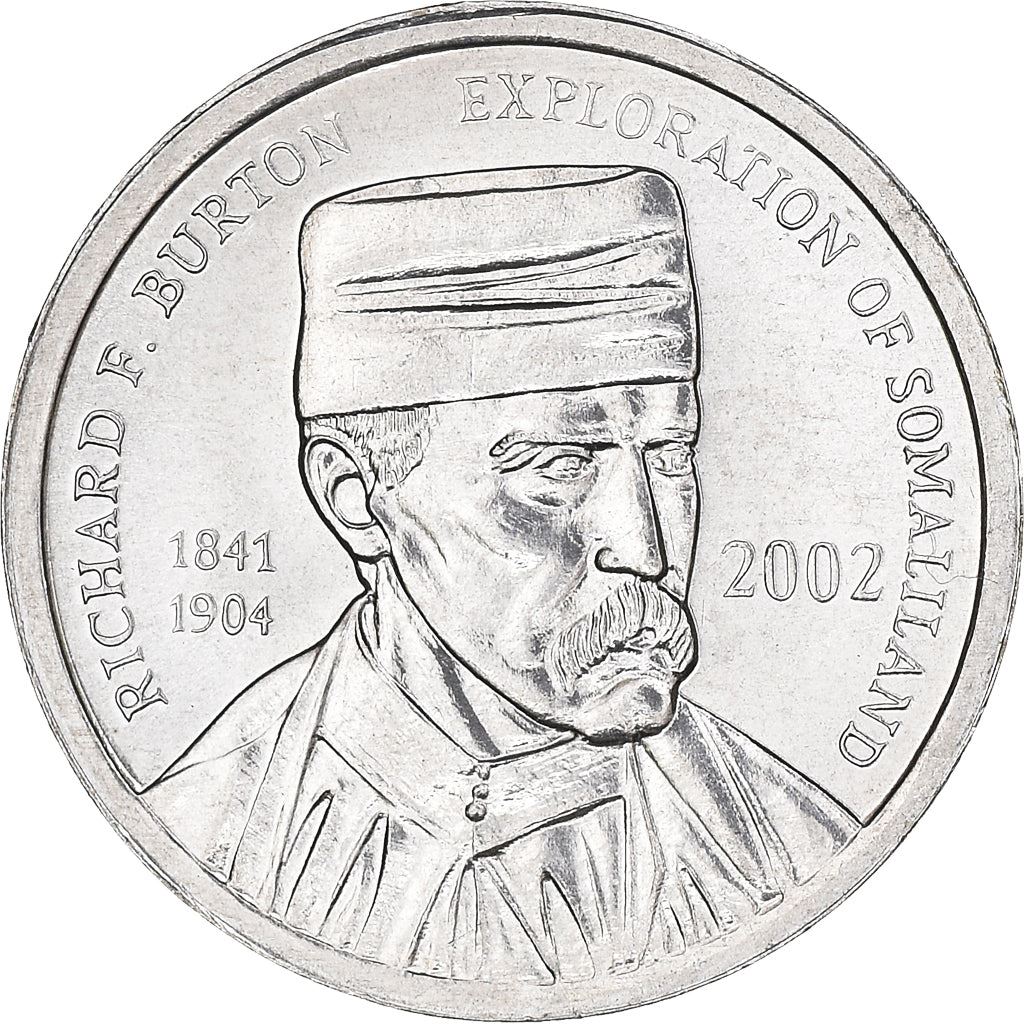 Somaliland | 5 Shillings Coin | Richard F. Burton | Km:4 | 2002