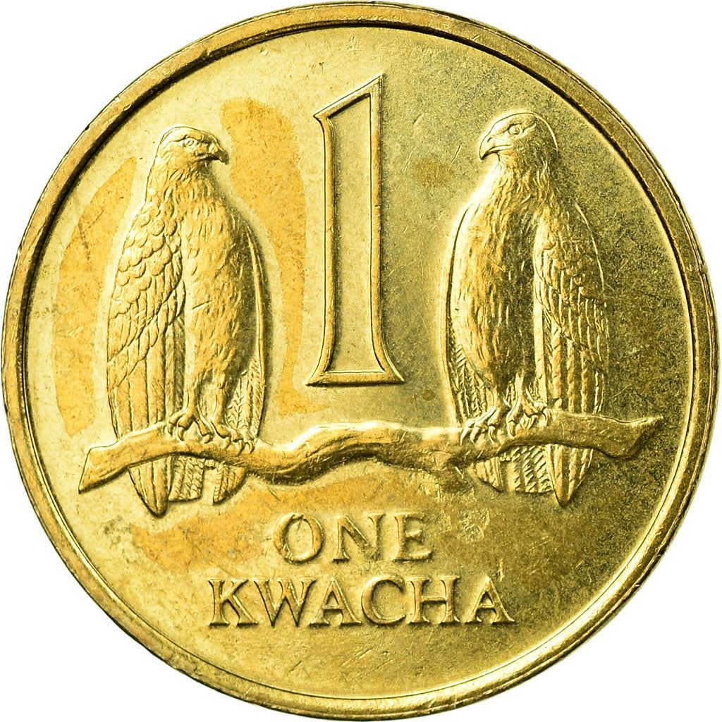 Pièce de 1 Kwacha de Zambie | Faucons de Taita | KM38 | 1992