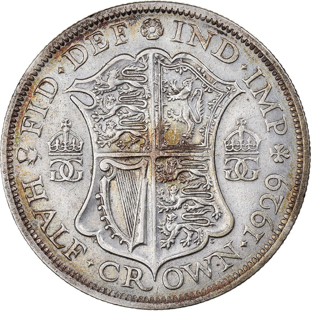 United Kingdom | 1/2 Crown Coin | George V | KM:835 | 1927 - 1936