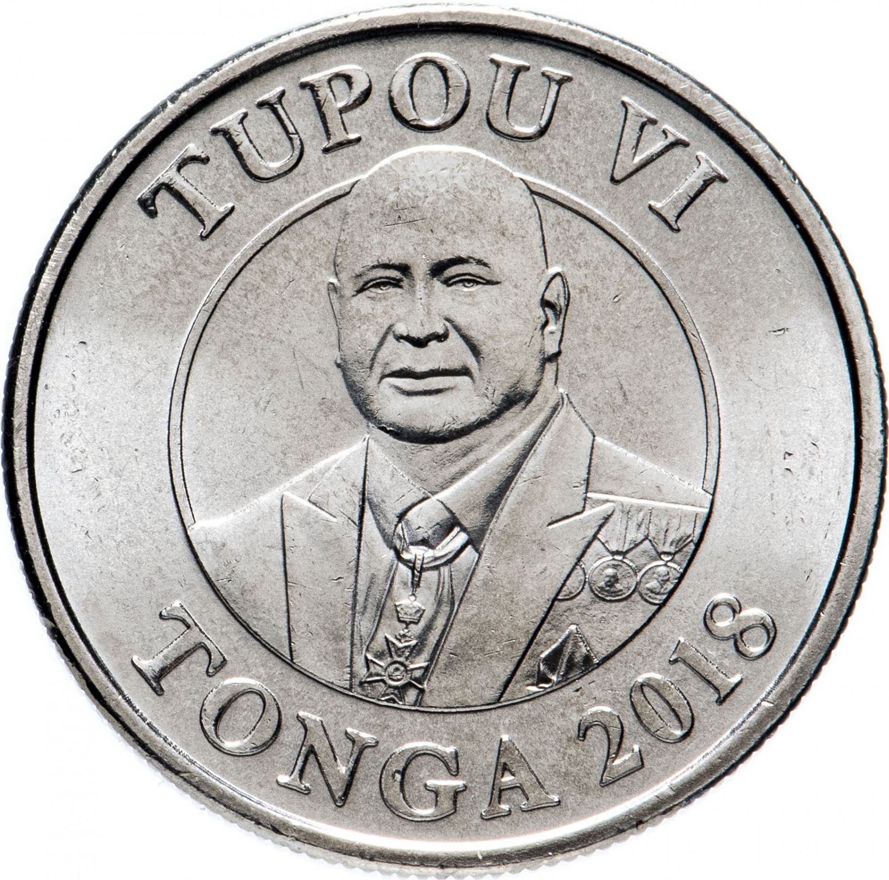 Tonga | 10 Seniti Münze | König Tupou VI | Malau Vögel | KM:238 | 2018 - 2022