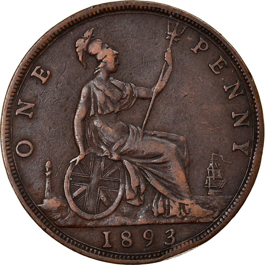 United Kingdom | 1 Penny Coin | Victoria | KM:755 | 1874 - 1894