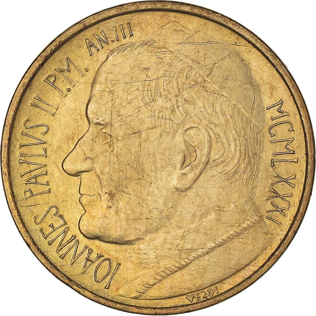 Vatican City | 20 Lire Coin | Hospitality | Km:156 | 1981