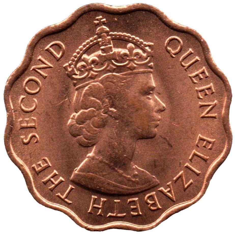 Belizean 1 Cent Coin | Queen Elizabeth II | KM30 | Belize | 1956 - 1973