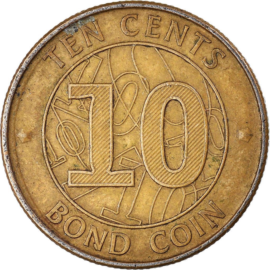 Zimbabwe | 10 Cents Coin | Bond Coin | KM:18 | 2014