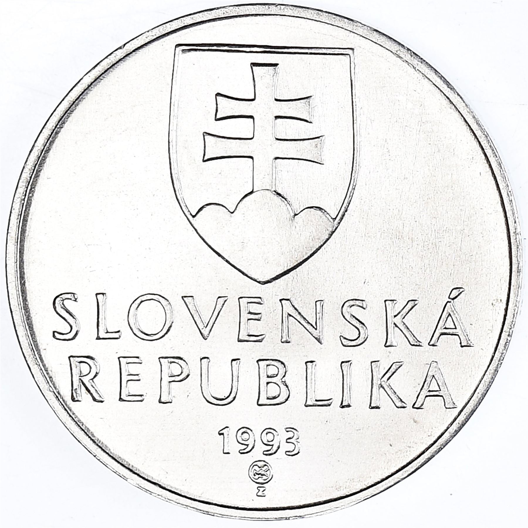 Slovakia | 10 Halierov Coin | Wooden Belfry | Slovak Shield | Km:17 | 1993 - 2003