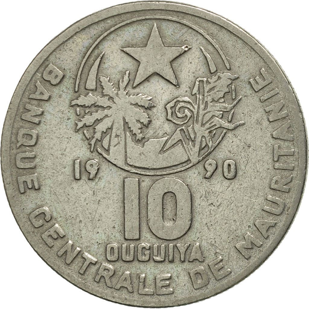 Mauritanie | Pièce de 10 Ouguiya | Armoiries | Km : 4 | 1973 - 2003