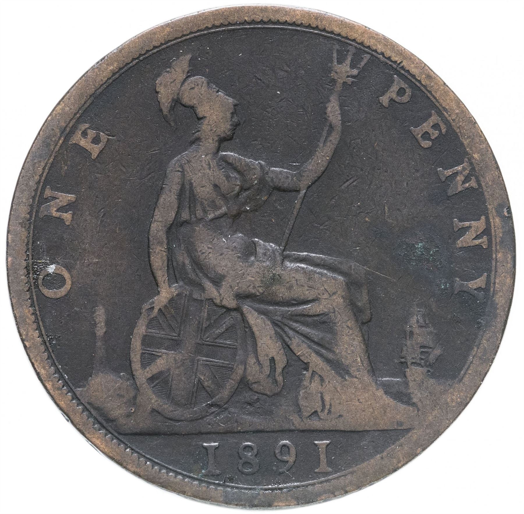 United Kingdom | 1 Penny Coin | Victoria | KM:755 | 1874 - 1894
