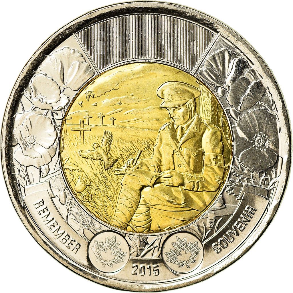 Canada | 2 Dollars Mønt | Erindring | Bimetal | KM:1854 | 2015