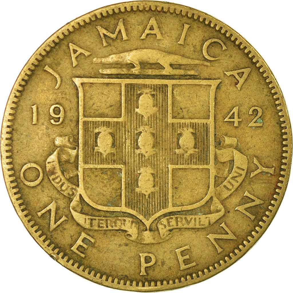 Jamaica | 1 Penny Coin | King George VI | Km:32 | 1938 - 1947