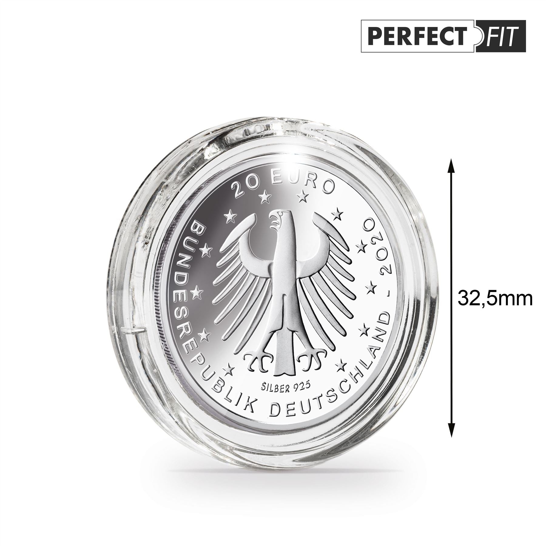 ULTRA "Perfect Fit" Rimless Coin Capsules | Perfect Fit for Specific Coins | Packs of 10