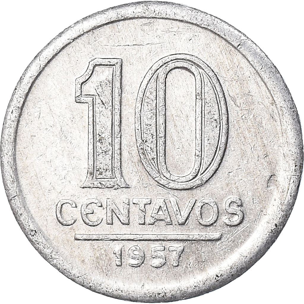 Brazil | 10 Centavos Coin | Star | Km:564 | 1956 - 1961