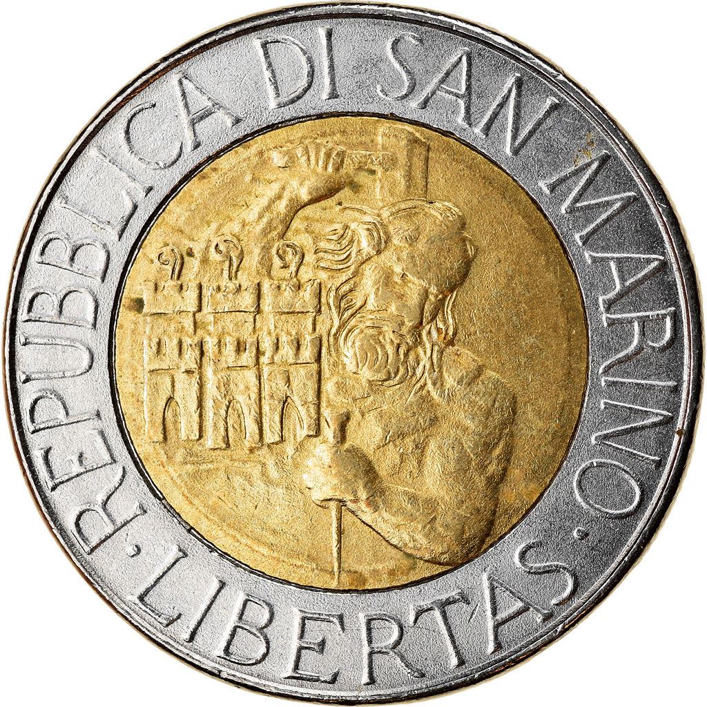 San Marino | 500 Lire Coin | Donna Felicissima | Km:314 | 1994