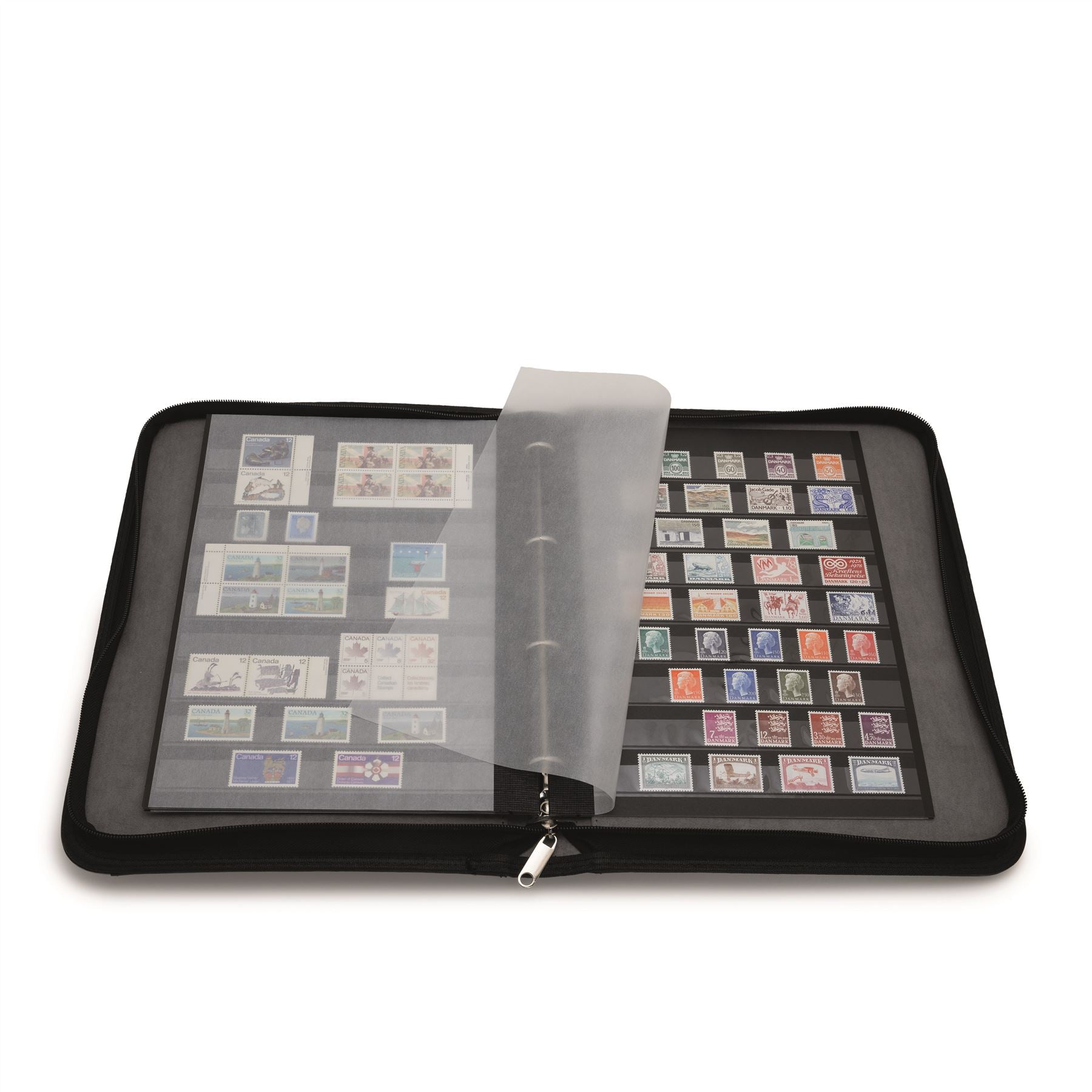 GRANDE KURT Portfolio Ring Binder | Coin and Banknote Album | Travel Case | Up to 30 Sheet Capacity | 350x270x35mm | 2 Color Options