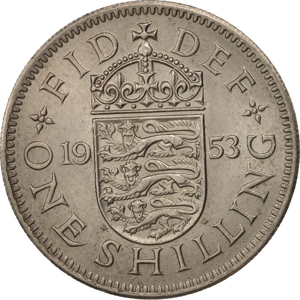 United Kingdom | 1 Shilling Coin | Elizabeth II | Km:890 | 1953
