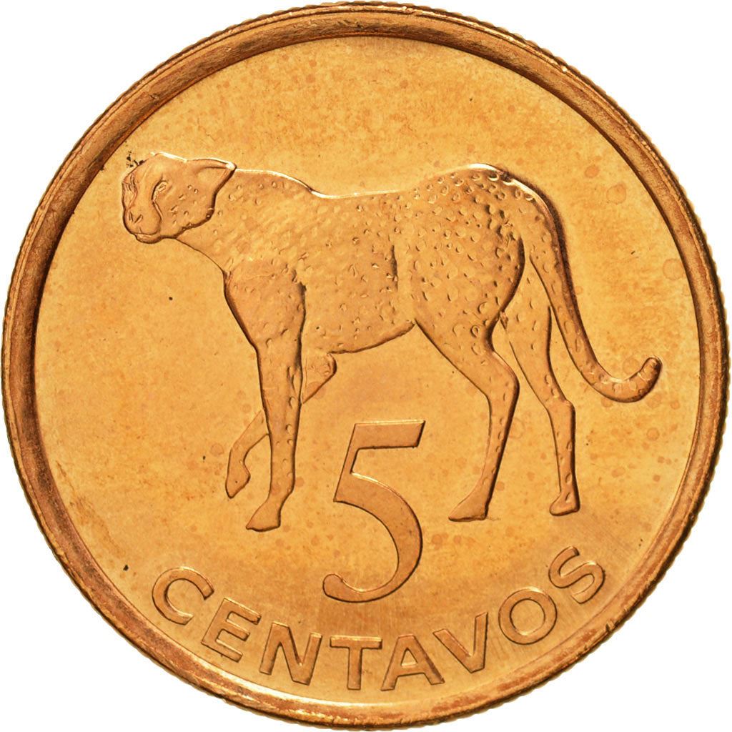 Mozambique 5 Centavos Coin | Cheetah | KM133 | 2006