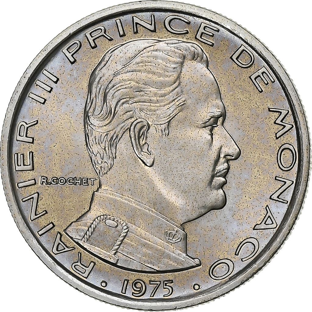 Monaco | 1 Franc Coin | Rainier III | Km:140 | 1960 - 1995