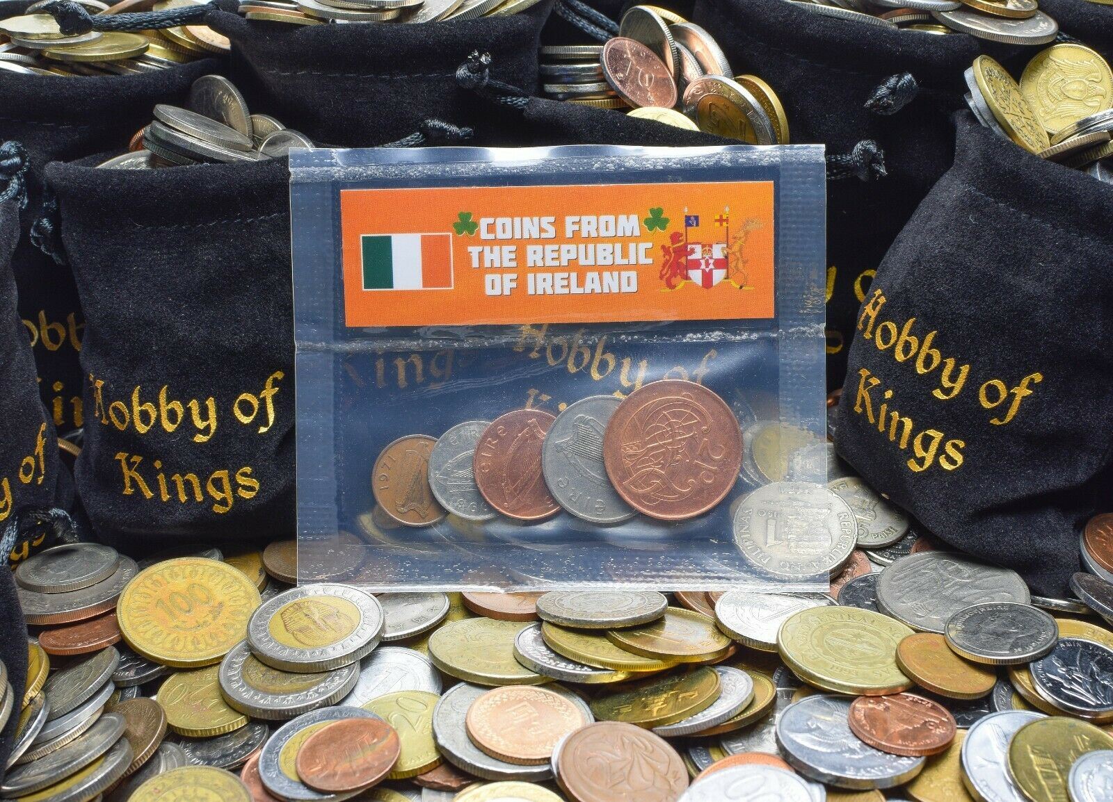 5 Different Coins From Ireland | Pence - 10 Pence | 1951 - 2001