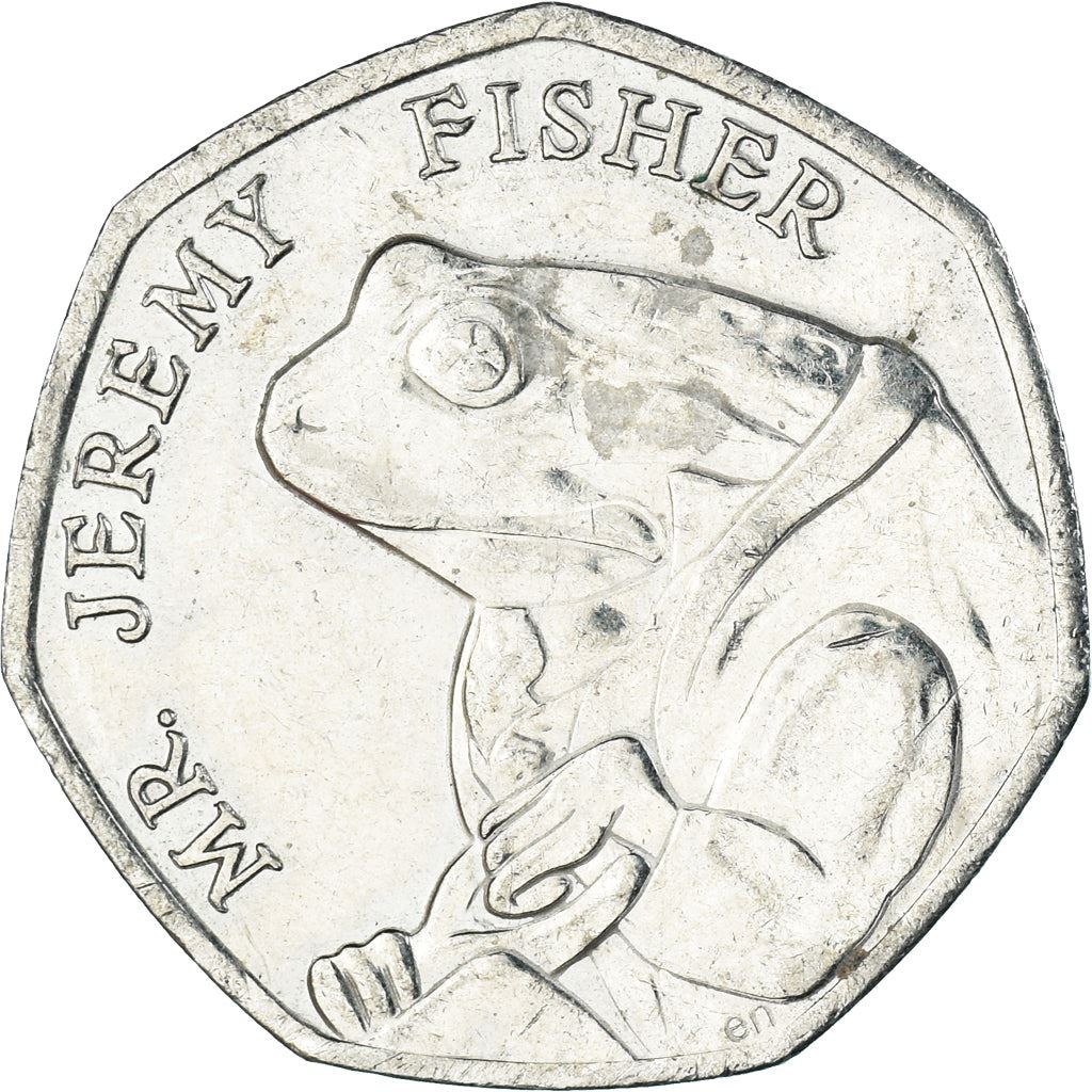 United Kingdom | 50 Pence Coin | Jeremy Fisher | KM:1432 | 2017