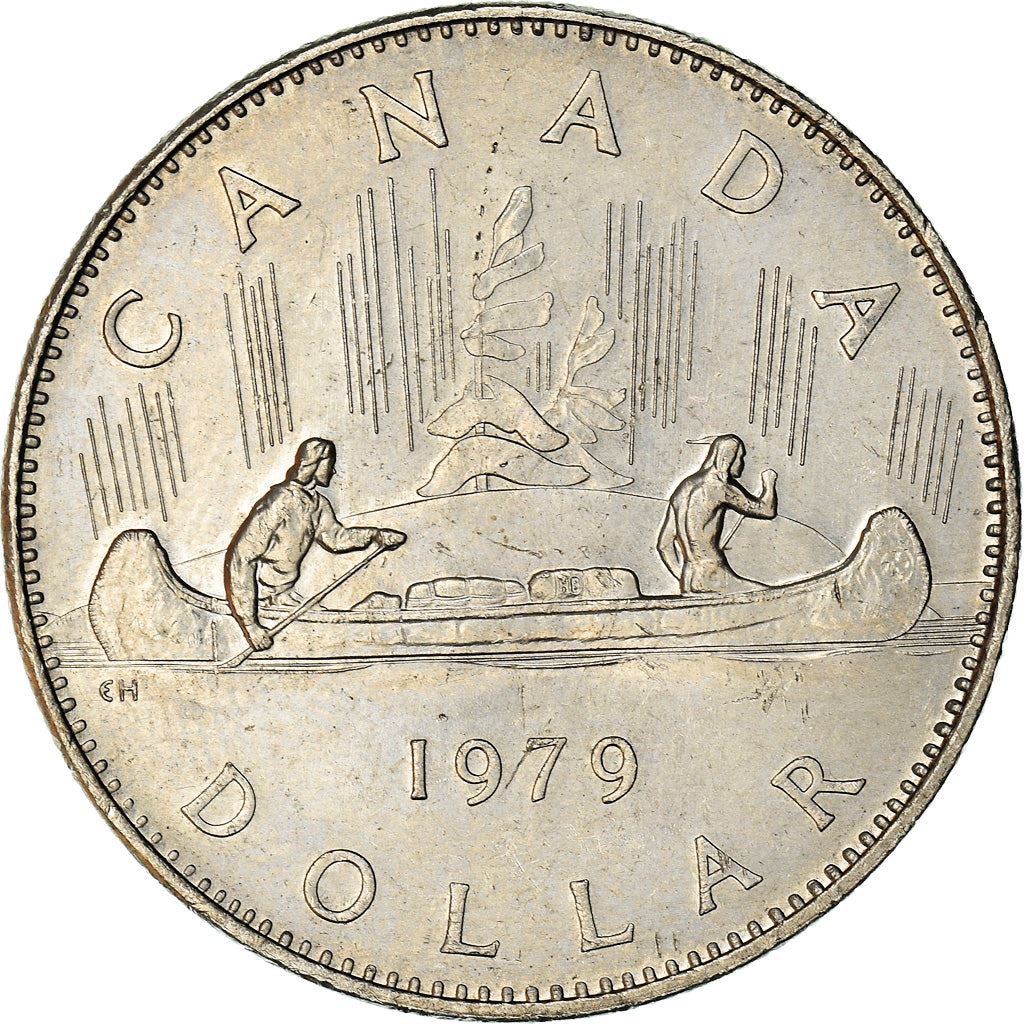 Canada | 1 Dollar Coin | Nickel | 2nd portrait | KM:120 | 1978-1987